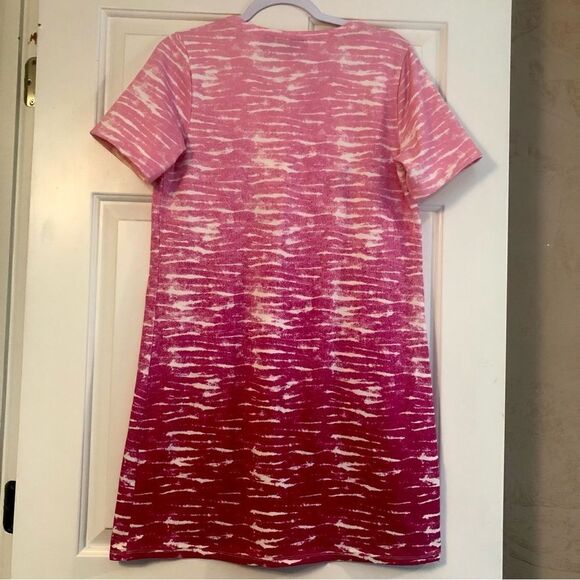 Denim & Company Pink Sunset (Ombré) Beach Dress size S - Picture 2 of 16